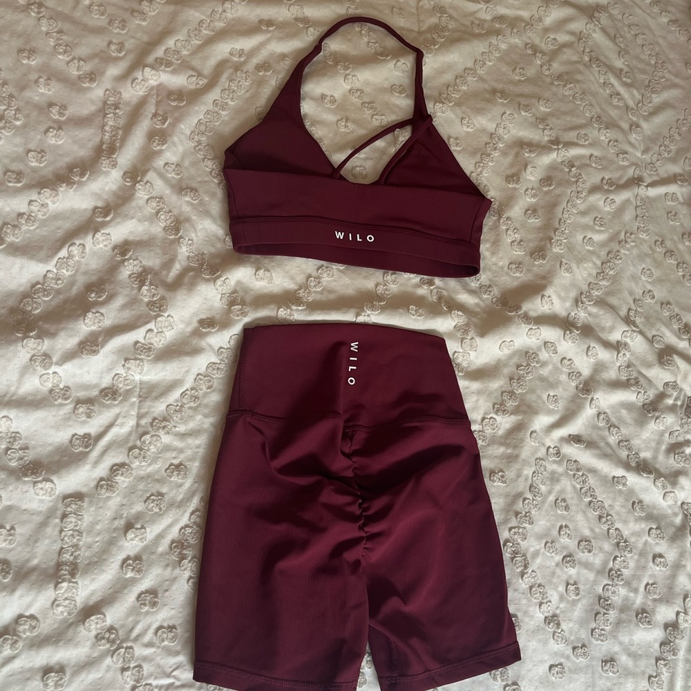 WILO Burgundy Active Set - S top/XS bottom